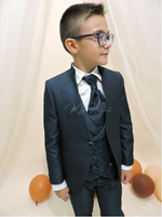 Carica l'immagine nel visualizzatore Galleria, Completo cerimonia bambino verdone guru