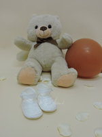 Carica l'immagine nel visualizzatore Galleria, Scarpine neonata in tessuto