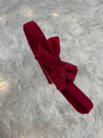 Carica l&#39;immagine nel visualizzatore Galleria, Papillon velluto rosso

