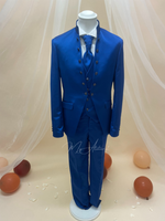 Carica l&#39;immagine nel visualizzatore Galleria, Completo diciottesimo elegante azzurro guru bottoni sul petto
