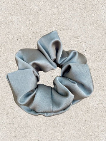 Scrunchies in Raso Verde Salvia