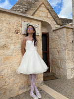 Carica l'immagine nel visualizzatore Galleria, Abito Comunione Tulle Glitter