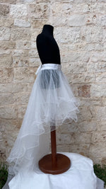 Carica l'immagine nel visualizzatore Galleria, Abito Comunione 2 in 1 Tulle Glitter con Pannello Removibile