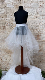 Carica l'immagine nel visualizzatore Galleria, Abito Comunione 2 in 1 Tulle Glitter con Pannello Removibile